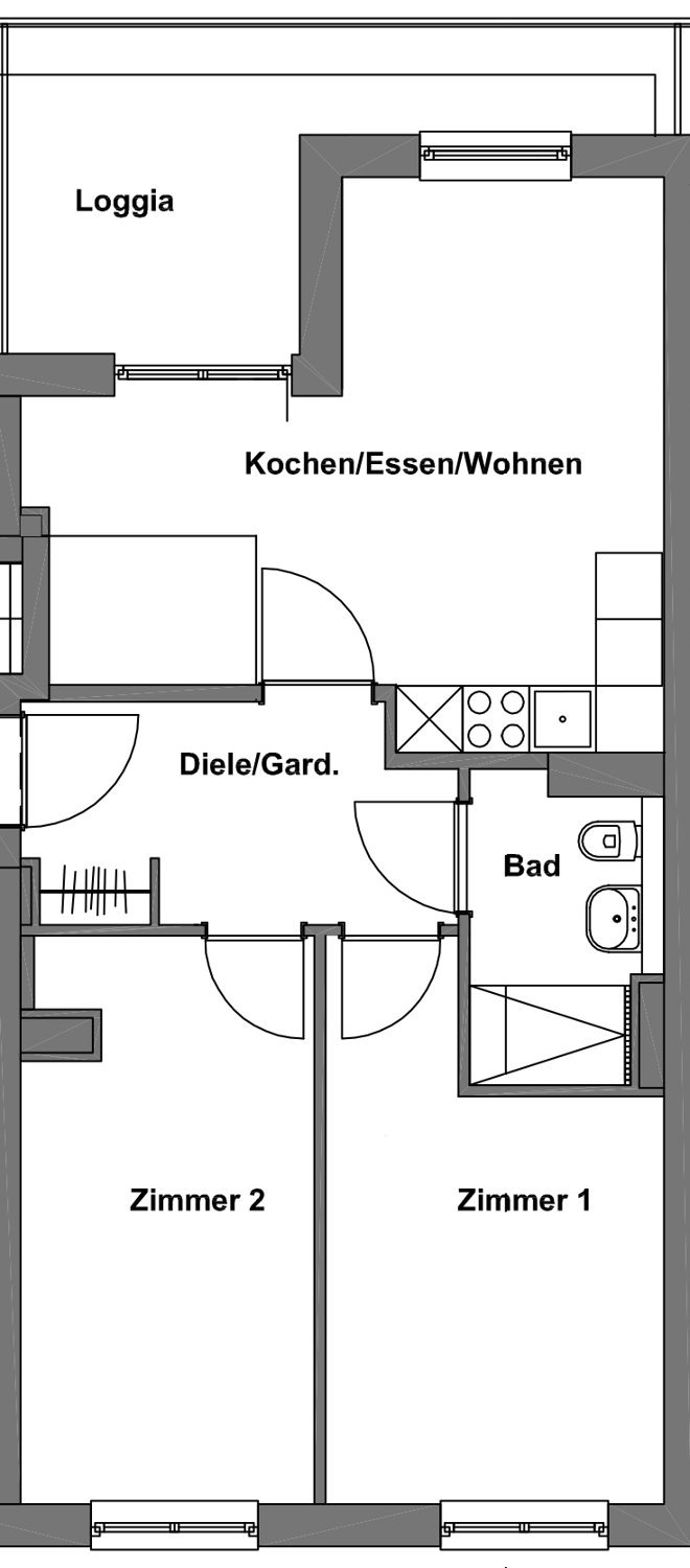 Helle 3-Zimmer-Wohnung in Ehrenfeld – Perfekt für Singles & Paare