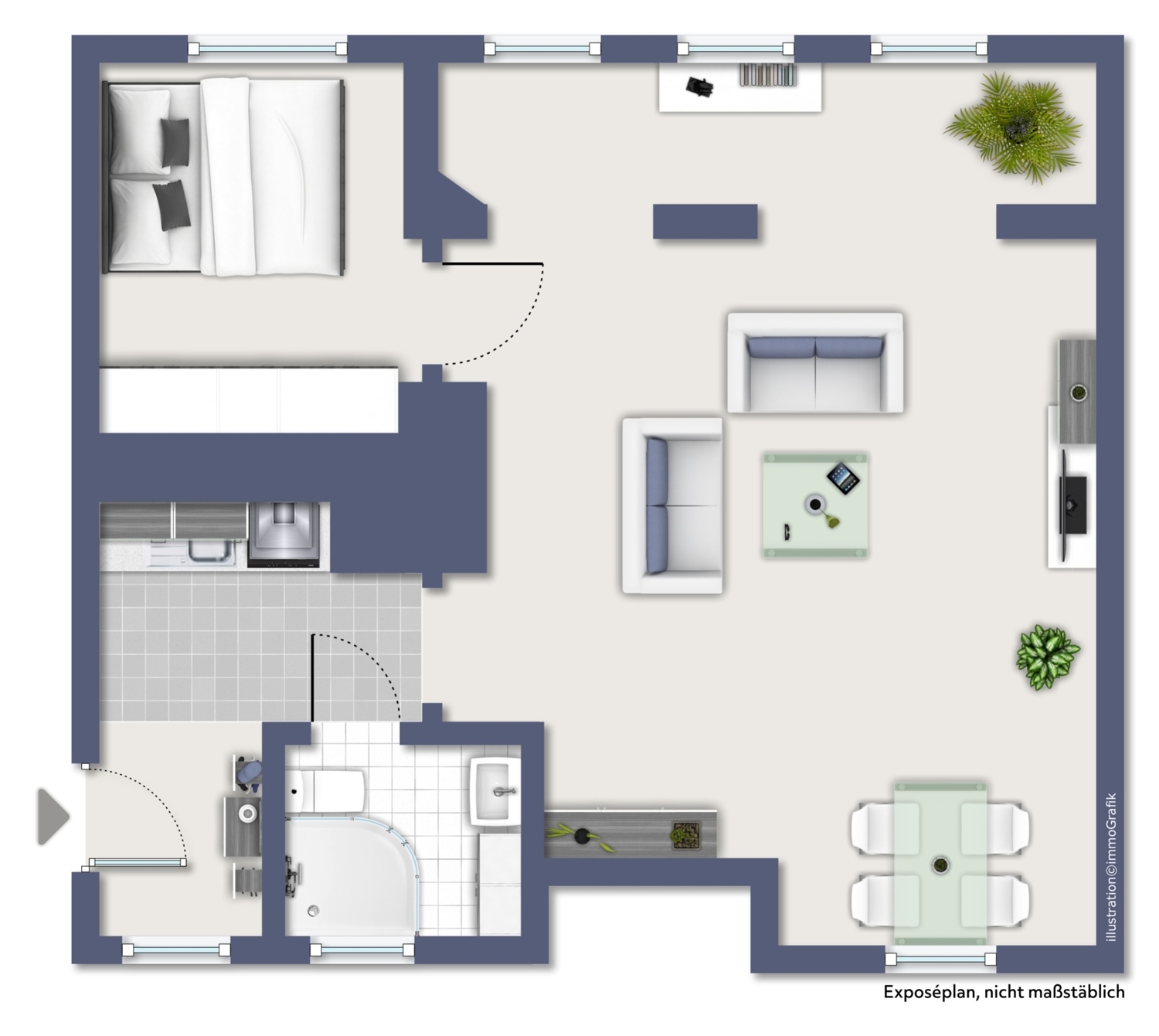 Über den Dächern von Köln